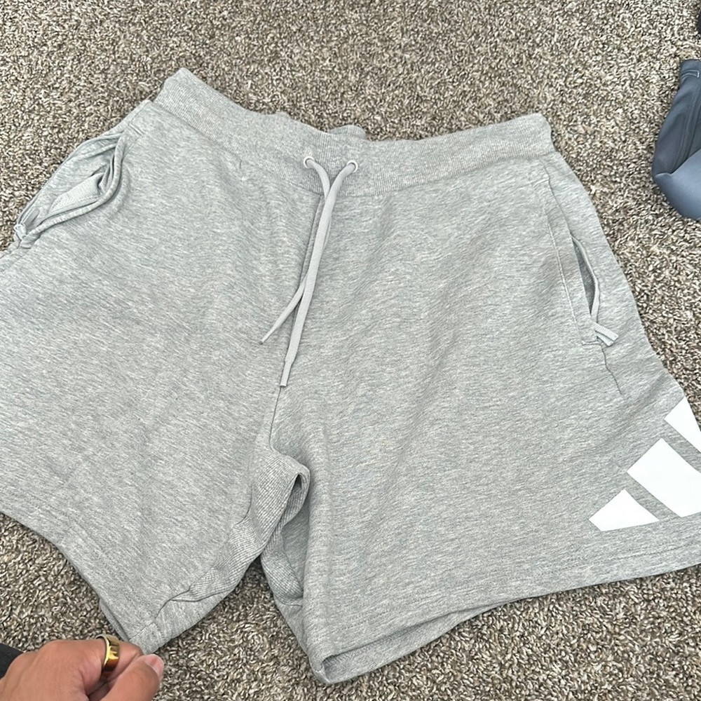 Adidas Gray Athletic Shorts